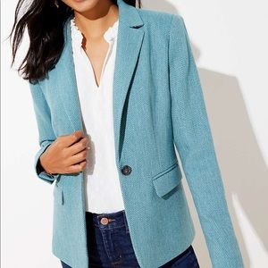 Loft NWT Herringbone Blazer